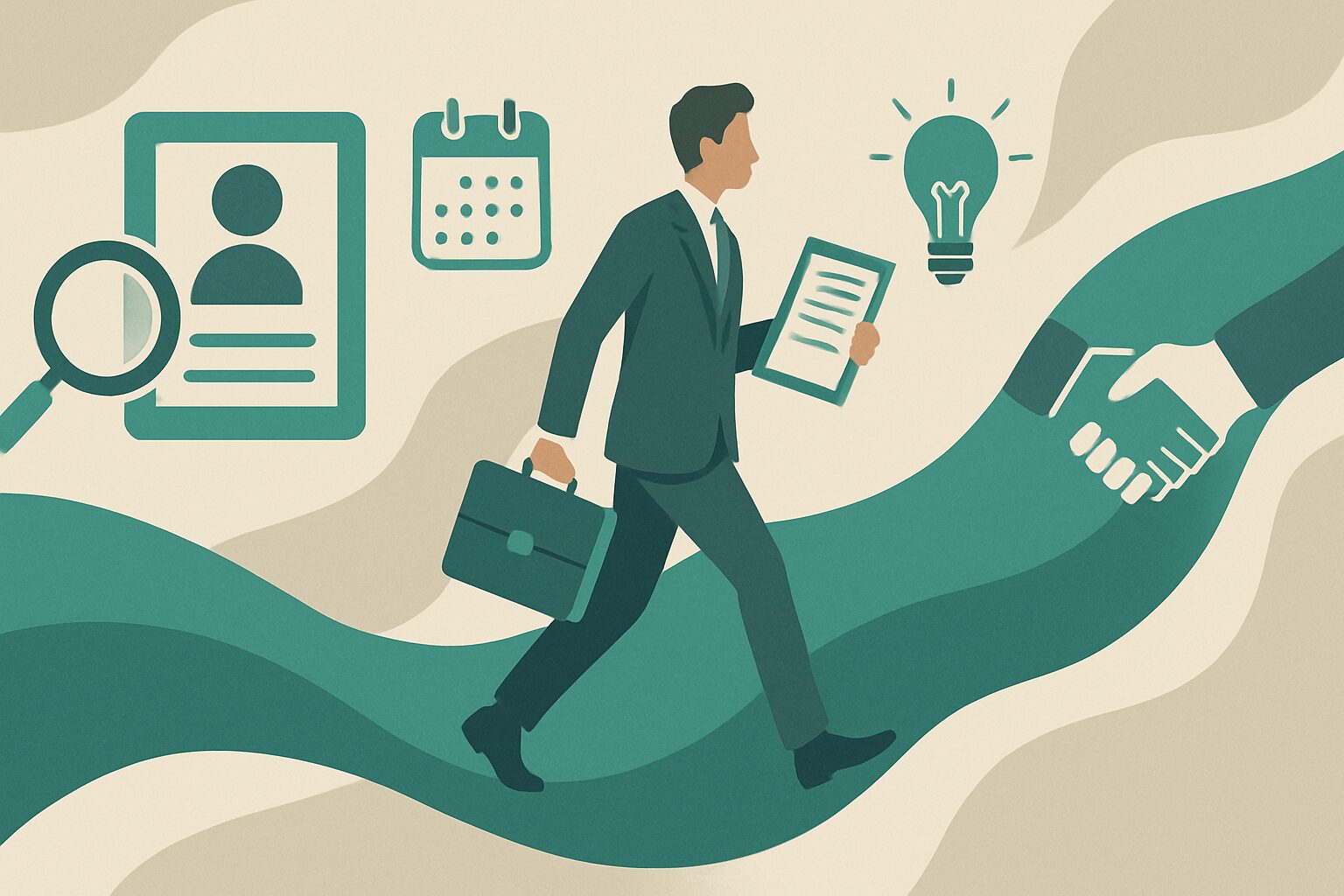 転職活動の流れと派遣就業開始までの手順