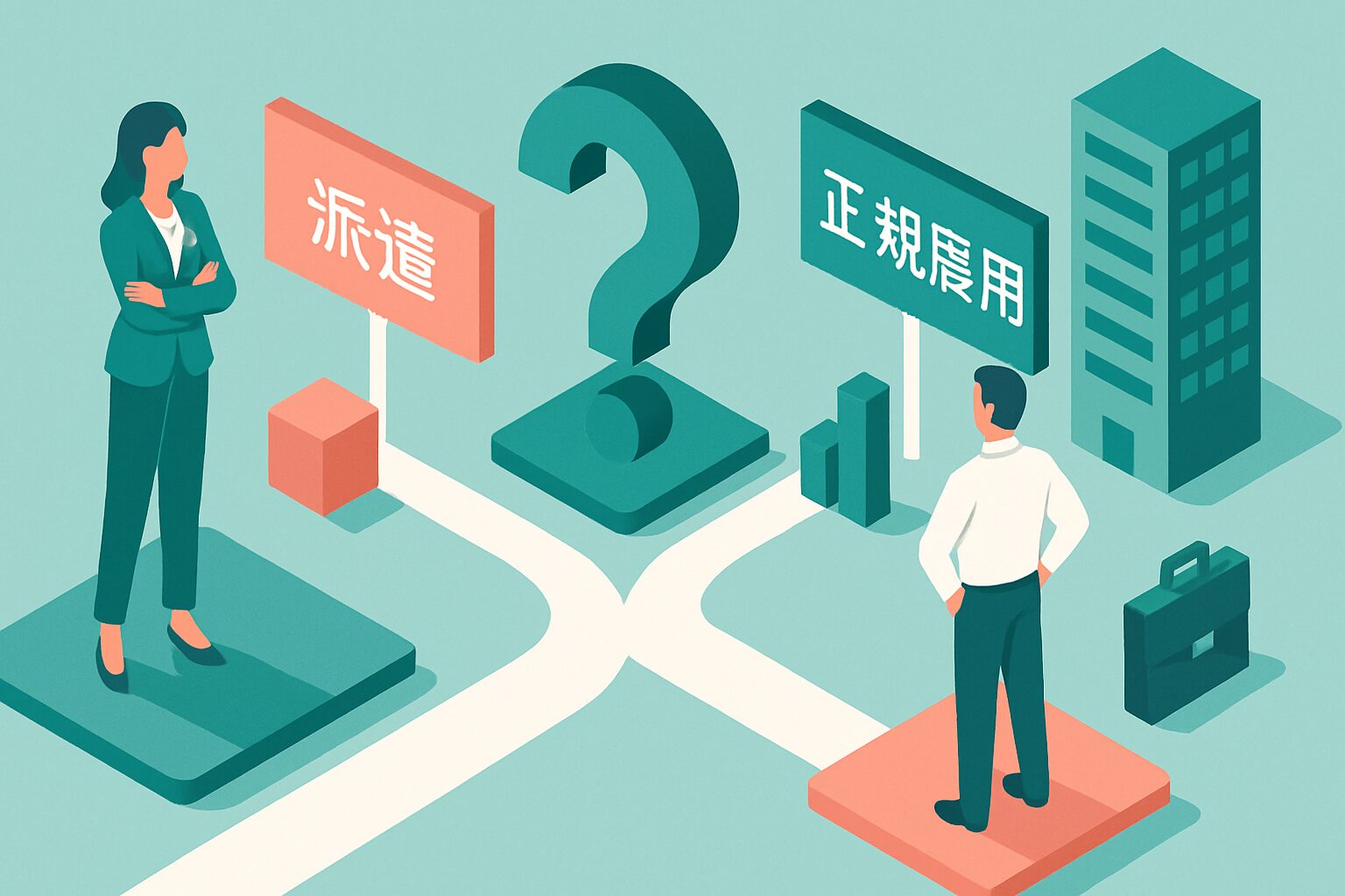 派遣と正規雇用、どちらが自分に合うかを考える視点